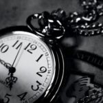 Time writer pocket watch on a chain